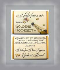 Goldene Hochzeit 1 Iiii 5 Stuck Susse Kleine Gastgeschenke Mit Banderolen Schoko Mobel Wohnen Feste Besondere Anlasse Party Goldene Hochzeit Einladung Goldene Hochzeit Und Spruche Zur Goldenen Hochzeit