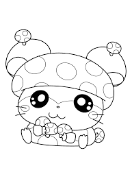 Kleurplaat Hamster In Kooi