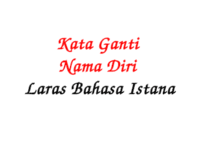 Contoh kata ganti nama diri. Kata Ganti Nama Diri Laras Bahasa Istana Tahun 4 5 Quiz Quizizz