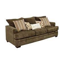 This is our 2nd living room set from bobs. 79 Off Bob S Discount Furniture Bob S Furniture Miranda Brown Three Cushion Sofa Sofas