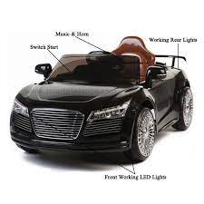 Audi R8 Style 12v Electric Battery Powered Kids Ride On Childrens Toy Car Black Sports Car Toy Car Kids Ride On