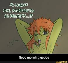 MORNING ALREADY Good morning gobbo - Good morning gobbo - seo.title