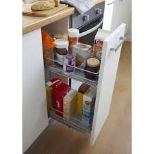 Rangement Coulissant 2 Paniers Pour Meuble L 30 Cm Delinia Meuble Rangement Meuble Cuisine Rangement Cuisine