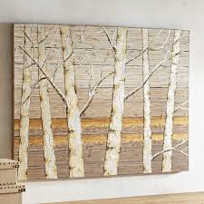 Birch Tree Wall Art Metallic Birch Trees Wall Art Metal Tree Wall Art Metal Tree Art Gallery Wall