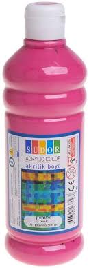Mischen sie erst dann eine ausreichende menge der farbe an, das mischungsverhältnis kennen sie ja vom test. Sudor Acryl Farbe 500 Ml Gunstige Acrylfarbe Hochwertige Kunstler Malfarben Basteln Pink Amazon De Kuche Haushalt