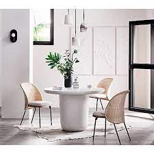 Lola Round Concrete Dining Table Reviews Cb2 Round Concrete Dining Table Concrete Dining Table Dining Table