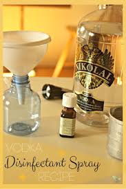 vodka disinfectant spray recipe
