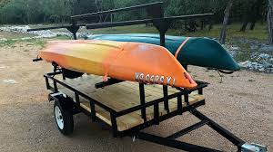 building a kayak trailer hauls four