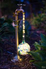 Diy Waterdrop Solar Garden Lights Lampe Solaire Jardin Jardins Projets De Jardins