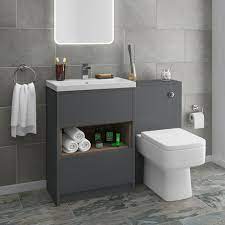So you can choose a suitable option, whether it's a contemporary look or a traditional style you're searching for. Haywood Grey Modern Sink Vanity Unit Toilet Package Victorian Plumbing Uk