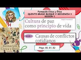 Actividades primer grado 11 enero a 22 enero 2021 Formacion Civica Y Etica Quinto Grado Bloque 2 Secuencia 3 Sesion 1 Paginas 80 81 82 Youtube