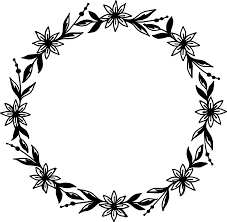 All black frame clip art are png format and transparent background. 10 Circle Floral Frame Vector Png Transparent Svg Onlygfx Com