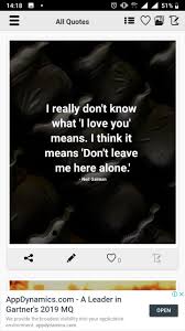 Don T Leave Me Quotes Pour Android Telechargez L Apk