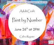 Adult Craft: Paint by Number