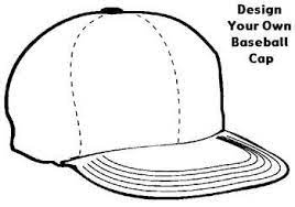 Baseball Cap Designyourown Baseball Crafts Sports Theme Classroom Baseball Coloring Pages