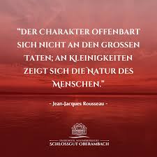 Inspirierende Zitate Uber Menschlichkeit Der Charakter Offenbart Sich Nicht An Den Grossen Taten An Kleinigkeiten Zeigt Sic Inspirierende Zitate Zitate Taten
