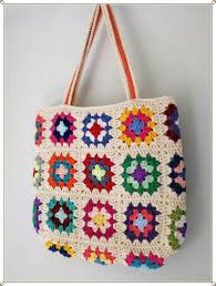 Crochet Bag Granny Square Bag Crochet Purse Crochet Tote Etsy In 2021 Granny Square Bag Granny Square Crochet Tote