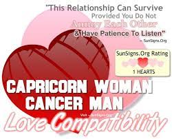 Their compatibility is considered to. Capricorn Woman And Cancer Man Be Patient And Supportive Sunsigns Org