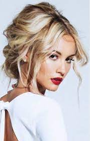 Image Result For Wedding Hair Middle Part Hair Styles Bridesmaid Hair Hairstyles Haircuts