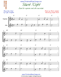 Free Christmas Song Duets For Recorder