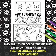 Pick a table style that has alternate row shading. Periodic Table Color By Number Halloween Science Activity Tpt