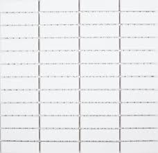 Mosaikfliesen von günstig bis luxuriös. Mosaik Netzwerk Mosaik Fliese Keramikmosaik Stabchen Weiss Matt 24 0111