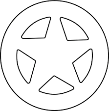 Feel free to print and color from the best 39+ texas rangers coloring pages at getcolorings.com. Sherrif Star 118684 Objects Printable Coloring Pages