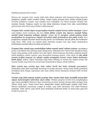 Semakin hari alam sekitar kita semakin tercemar. Kebaikan Program Kitar Semula