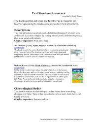 Text Structure Picture Books Text Structure Expository Text Teaching Text Structure