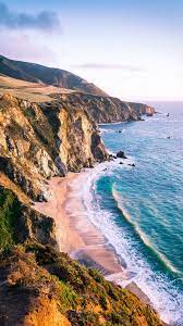 Coastal Mountains Beach Landscape Wallpaper Galaxy Wallpaper Samsung Galaxy Wallpaper