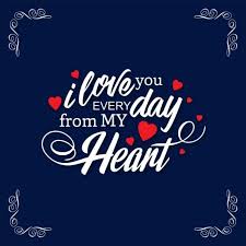 I Love You Every Day From My Heart With Blue Background Heart Icons Love Icons Background Icons Png And Vector With Transparent Background For Free Download Dark Backgrounds I Love You