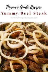 Yummy Beef Steak Or Bistek Tagalog Is One Of My Favorite Pinoy Dish Ulam This Recipe Is Simpl Beef Steak Recipes Beef Steak Recipes Easy Round Steak Recipes