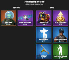 The most common items on the shop in fnbr history. Fortnite Item Shop Fnbr