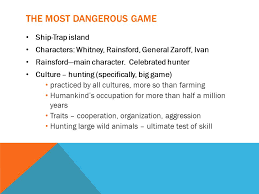 The most dangerous game essays are academic essays for citation. Story Elements English I Short Story A Work Of Fiction That Usually Can Be Read In One Sitting Has One Main Conflict A Few Characters And Limited Ppt Download