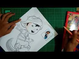 Gambar mewarnai bunga sangat identik dengan anak perempuan. Contoh Gambar Gambar Mewarnai Boboiboy The Movie Kataucap