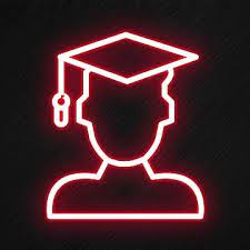Male Student Icon In Neon Style Student Icons Style Icons Male Icons Png Transparent Clipart Image And Psd File For Free Download Wallpaper Iphone Neon Person Icon Neon