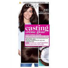 Discover your ideal hair color when you explore our range of shades, products, and formulas. L Oreal Paris Casting Creme Gloss 300 Dark Brown Haircolor