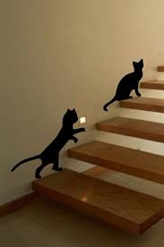 Playful Cats Wall Art Animal Vinyl Sticker Wa041 Koshachij Uzor Ukrasit Stenu Bumazhnye Babochki