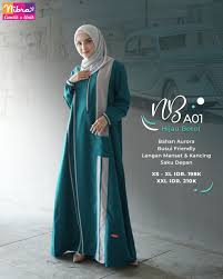 Gamis Nibras Terbaru Gamis Nb A01 Delia Hijab