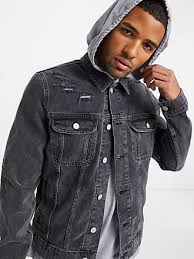 Probieren sie eine helle jeanshose mit schwarzer jeansjacke. Jeansjacken Fur Herren In Schwarz Sale Bis Zu 70 Stylight