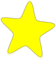 Bright Yellow Star Clip Art Cartoon Clip Art Star Clipart Clip Art