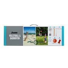Fbsport portable badminton net set with storage base, folding volleyball badminton net with 2 badminton rackets 2 shuttlecocks griptape 10x5 ft net, easy setup for beach backyard combo set. Badminton Set Target