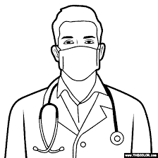 Print them off and have your kids color them and send them to a doctor. Doctor Coloring Page