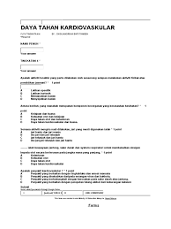 Mudah untuk dilakukan dimana sahaja anda berada. Latihan Google Form Daya Tahan Kardiovaskular T4