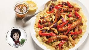 Couscous Merguez Et Poulet De Josee Di Stasio Recipe Chicken Couscous Couscous Couscous Recipes