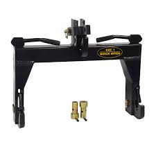 Designed for tractors up to 45 hp, this trailer hitch features four position draw pin adjustments. China Cat 1 2 3 Tractor Quick Hitch