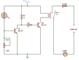 The circuit is also able to control leds that could be used to indicate the selected route. Automatic Night Lamp Circuit Gadgetronicx