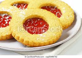 And for your very own peace of mind: Round Linzer Cookies Linzer Cookies Traditional Austrian Christmas Cookies Canstock