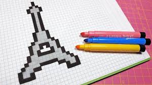 Retrouvez le lapin en origami, un chat en papier, un renard plié ou encore la célèbre grue japonaise dans notre dossier spécial consacré aux animaux en origami. Handmade Pixel Art How To Draw The Eiffel Tower Pixelart Youtube