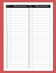 Inb Table Of Contents Table Of Contents Template Interactive Notebooks World Language Classroom
